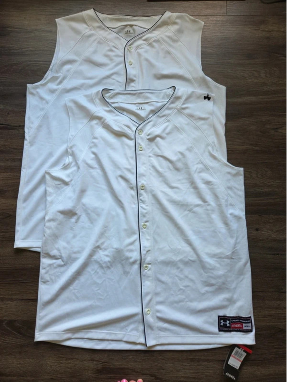 Nwt under armour baseball white tank top size 3xl